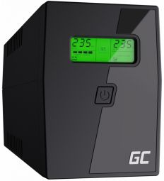 Беспроводное зарядное устройство Green cell  Nepārtrauktas barošanas bloks Green Cell Power Proof with LCD Display 2000VA 1200W