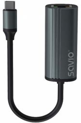 Smart device SAVIO  Adapteris Savio USB-C 3.1 Gen 1 - RJ-45 Gigabit Ethernet