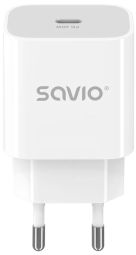 Адаптер SAVIO  Lādētājs Savio Quick Charger 20W White