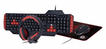 Компьютерная клавиатура Gembird  Gembird 4-in-1 Gaming kit