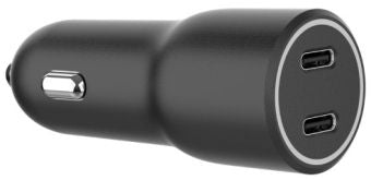 Автомобильные аксессуары Gembird  Auto lādētājs Gembird USB Type-C x 2 Black
