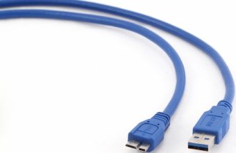 Кабель Gembird  Kabelis Gembird USB Male - MicroUSB Male 3.0 1.8m Blue