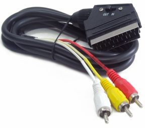 Kaabel Gembird  Kabelis Gembird Scart IN/OUT-RCA 1.8m