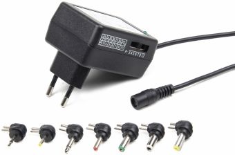 Зарядное устройство EnerGenie  Lādētājs Energenie 12W Universal AC-DC adapter