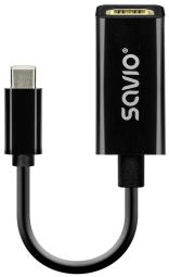 Кабель SAVIO  Adapteris Savio USB Type-C Male - HDMI Female 4K