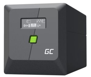 Wireless charger Green Cell Uninterruptible power supply Green Cell PowerProof LCD UPS 1000VA 700W USB 2x Schuko + 2x IEC