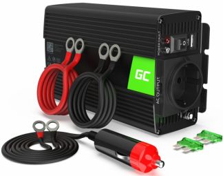 Charger Green cell  Strāvas pārveidotājs Green Cell Car Power Inverter Converter 12V to 230V 1000W/ 2000W Pure sine