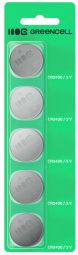 Laadija Green cell  Baterijas Green Cell Blister 5x Lithium Battery CR2430