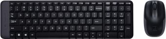 Компьютерная клавиатура Logitech  Perifērijas komplekts Logitech MK220 Black