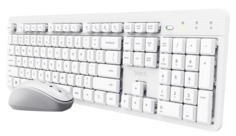 Computer keyboard Trust  Klaviatūra Trust Ody II White