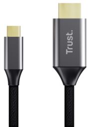 Kaabel Trust  Video kabelis Trust Calyx USB-C Male - HDMI Male 2m Ultra HD 4K