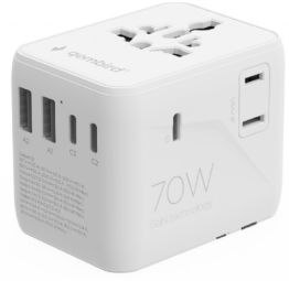 Other Computer Accessory Gembird  Adapteris Gembird universal travel adapter 70W White