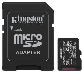 Memory cards Kingston  Atmiņas karte Kingston MicroSDXC 256GB Canvas Select Plus