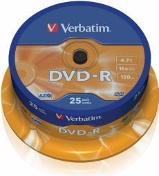 Other Computer Accessory Verbatim DVD-R AZO Verbatim 4.7GB 16x 25 pack Spindle