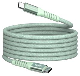 Зарядные устройства и провода Verbatim  Kabelis Verbatim Sync & Charge Magnetic Type-C  100W 120cm Green