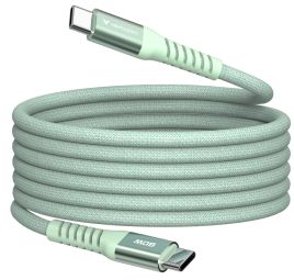 Зарядные устройства и провода Verbatim  Kabelis Verbatim Sync & Charge Magnetic Type-C  60W 120cm Green