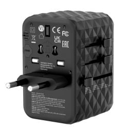 Adapter Verbatim  Lādētājs Verbatim Universal Travel Adapter 65W GaN III