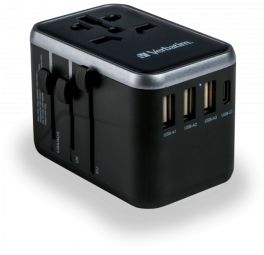 Laadija Verbatim  Lādētājs Verbatim Universal Travel Adapter UTA-04