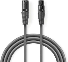 Adaptrid NEDIS  Kabelis Nedis XLR M - XLR F 5m