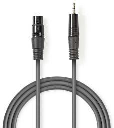 Adaptrid NEDIS  Kabelis Nedis XLR M - 3.5mm M 3m