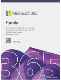 Программное обеспечение Microsoft  Programmatūra Microsoft Office M365 Family EN 1Y EP2-32335