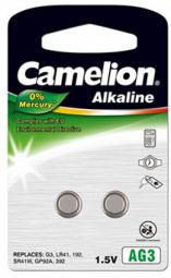 Зарядное устройство Camelion  Baterijas Camelion AG3/ LR41/ LR736 / 392