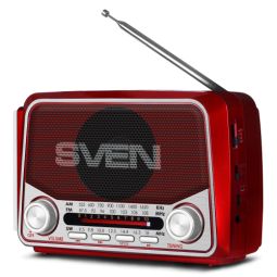 Speakers Sven  Skaļrunis Sven SRP-150 FM,AM,SW Radio Bluetooth Red