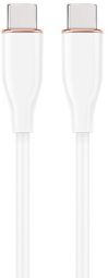 Kaabel Gembird  Kabelis Gembird Premium silicon USB Type-C Male - USB Type-C Male 1.5m White