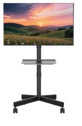 Кронштейн для телевизора Gembird  TV stiprinājums Gembird 32" - 55" TV floor stand with caster wheels