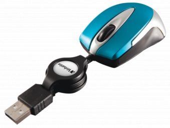 Computer mouse Verbatim  Pele Verbatim Go Mini Caribbean Blue