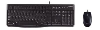 Компьютерная клавиатура Logitech  Klaviatūra + Pele Logitech Desktop MK120 USB