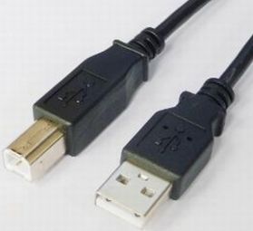 Cable Brackton Cable Brackton USB Male - USB Male B 1.8m Black
