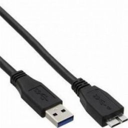 Кабель Brackton  Kabelis Brackton USB Type-A - MicroUSB HDD 3.0 3m
