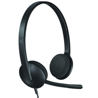 Juhtmevabad kõrvaklapid Logilink  LOGITECH H340 USB Headset black