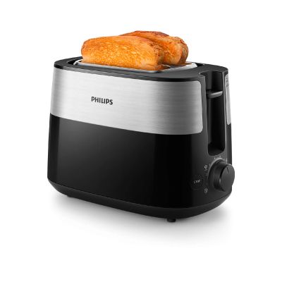 Muud väikesed kodumasinad Philips  Philips Daily Collection Toaster HD2516/90, Black