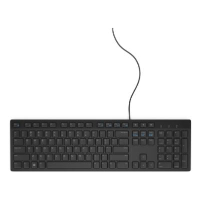 Computer keyboard Dell  Dell Multimedia Keyboard-KB216 - US International (QWERTY) - Black