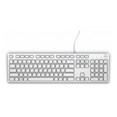 Arvuti klaviatuur Dell  Dell Multimedia Keyboard-KB216 - US International (QWERTY) - White