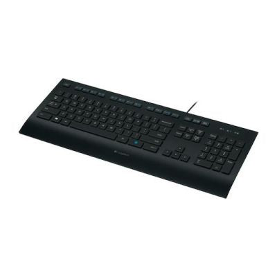 Компьютерная клавиатура Logilink  LOGITECH K280e corded Keyboard USB black for Business - INTNL (US)