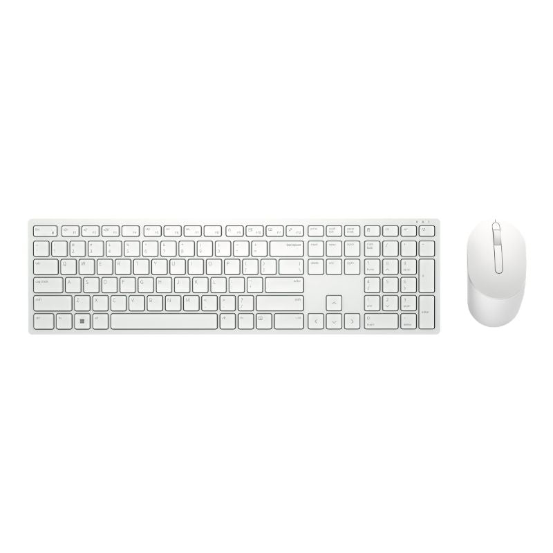 Computer keyboard Dell  Dell Pro Wireless Keyboard and Mouse - KM5221W - US International (QWERTY) - White