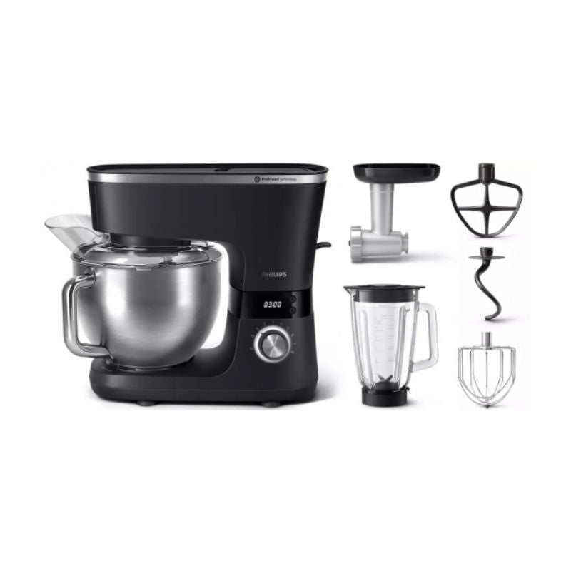 Другая малая бытовая техника Philips  Philips Series 7000 Kitchen Machine HR7962/21, 5.5L Bowl, 8 speed settings, blender accessory, mincer accessory, 1000W