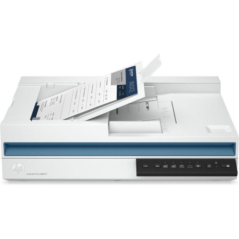 Printerid HP  HP ScanJet Pro 2600 f1 Scanner - A4 Color 300dpi, Flatbed Scanning, Automatic Document Feeder, Auto-Duplex, OCR/Scan to Text, 25ppm, 1500 pages per day