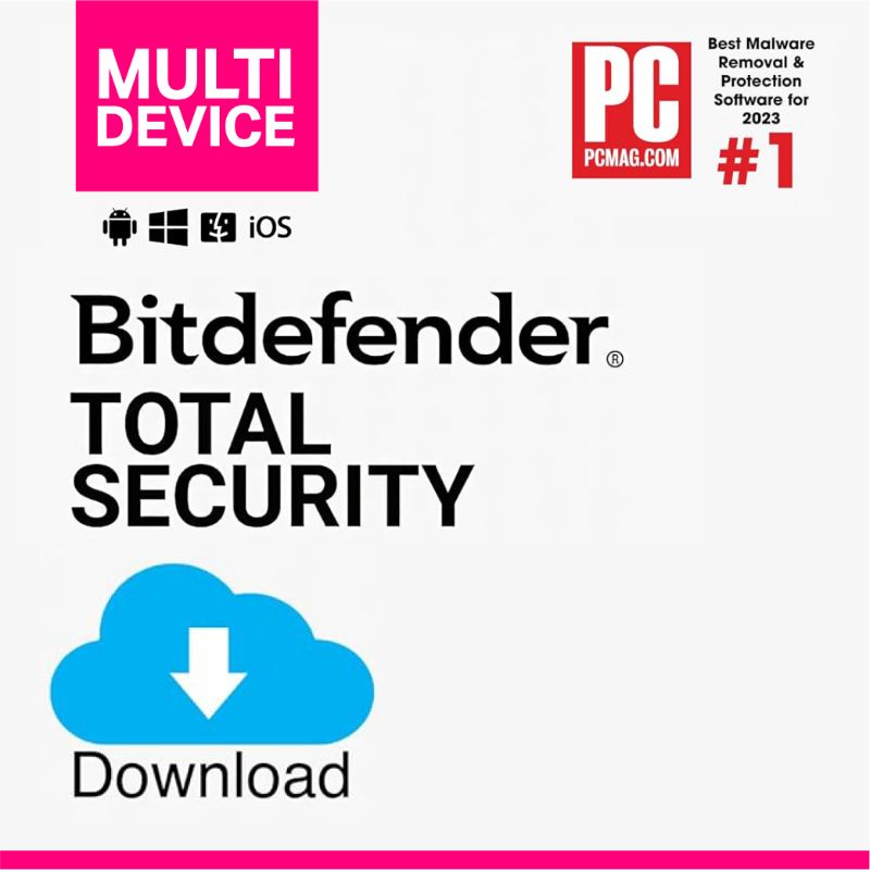 Tarkvara BITDEFENDER  Total Security / 12 months, 5 devices