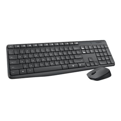 Arvuti klaviatuur Logilink  LOGITECH MK235 wireless Keyboard + Mouse Combo Grey - (US)