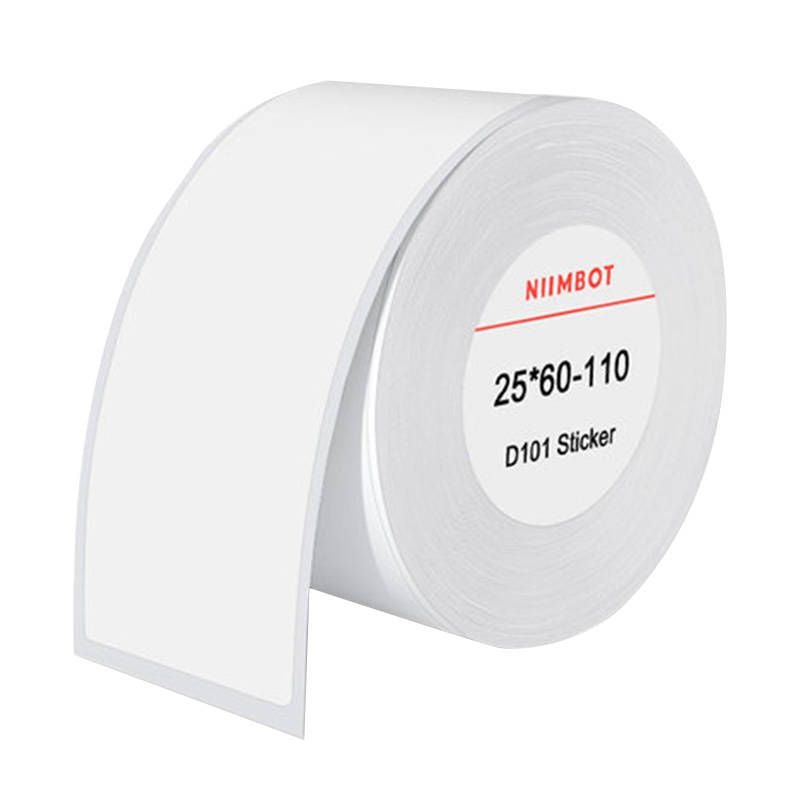 Expendable material NIIMBOT  Thermal labels Niimbot stickers 25x60 mm, 110 pcs (White)