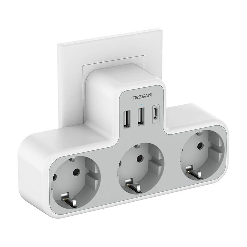 Muu arvutitarvik Tessan  Tessan Wall Socket TS-323-DE-C
