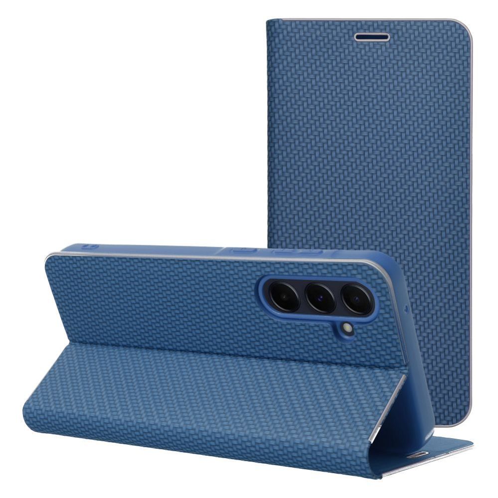 Чехол книжка OEM  Flip case for Samsung A54 5G Luna Book Carbon blue