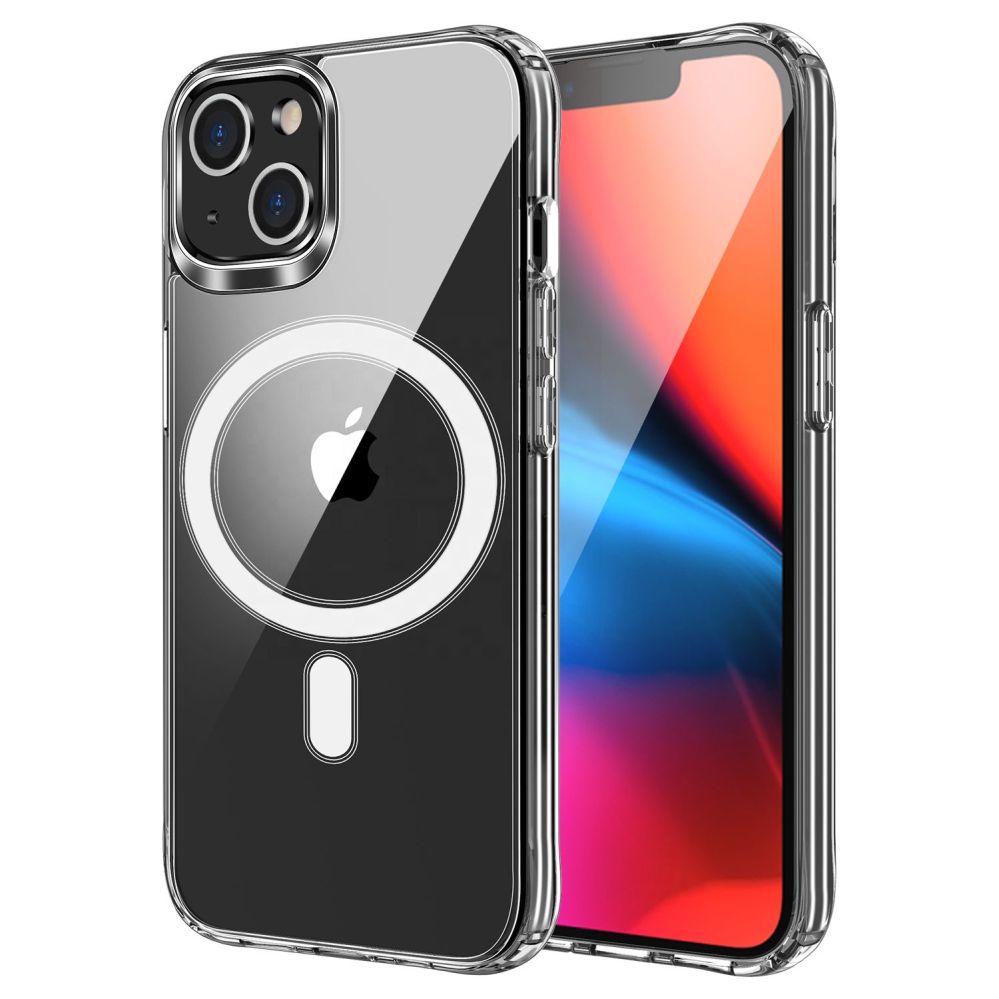 Tagakaaned iLike Apple Case for iPhone 16 PRO Clear Mag Cover (STR) compatible with MagSafe transparent