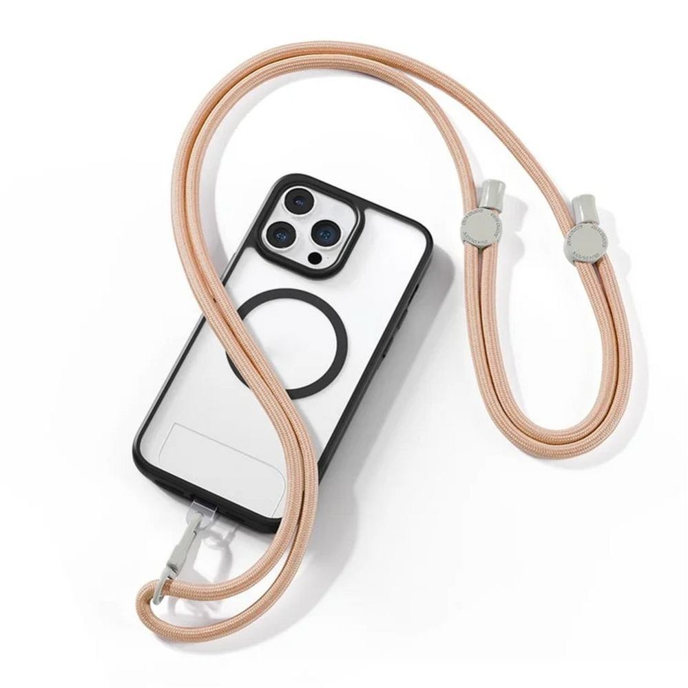 Кольцевой держатель Dux Ducis Universal DUX DUCIS Plaz - cross-body phone strap - amber Amber
