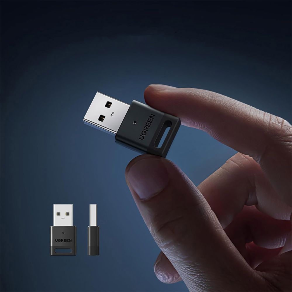 Üleminek Ugreen  Ugreen CM591 USB-A Bluetooth 5.3 Adapter - Black