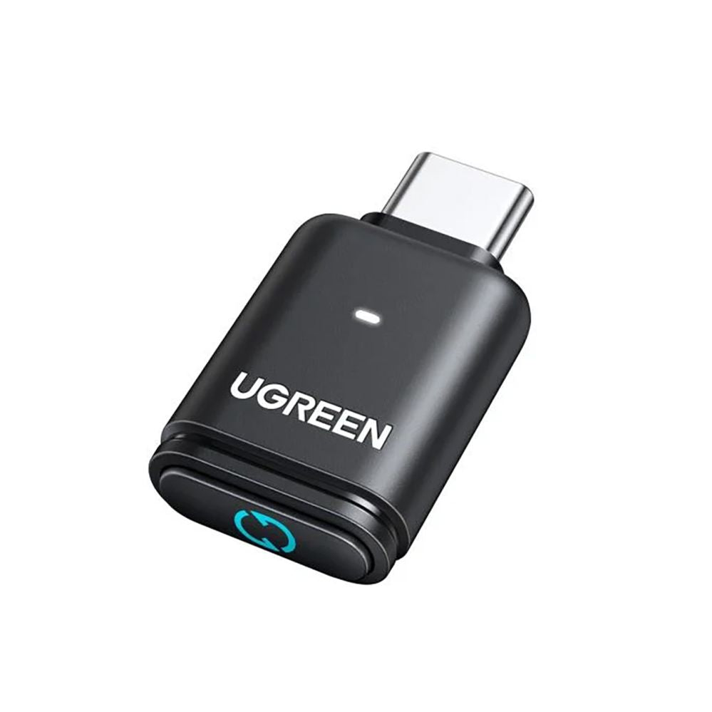 Üleminek Ugreen  Ugreen BT501 USB-C Bluetooth 5.3 Audio Adapter with aptX Transmitter (45008) - Black